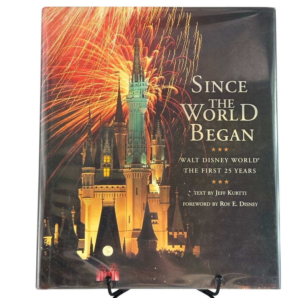 VTG 1996 First Ed. Since the World Began, 1st 25 Years of Disney World Bk, HC/DJ
